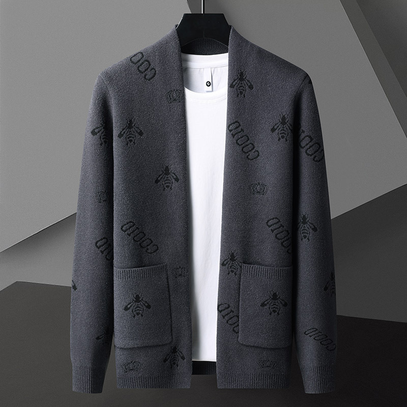 Designer Clothing 2026 Men's Cardigan Jacket Spring summer New Knitwear Knitted Shirt Diverse Fashionable Casual Style - view 3