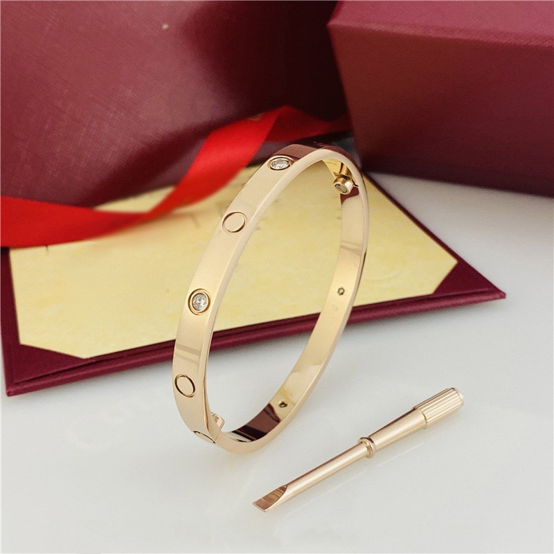 designer Bracelet Luxury Bracelets Jewelry Charm Bangle Sier Gold Rose Stainless Steel Jewellery Diamond Braclet Love Braceletes Free shipping t0vv#