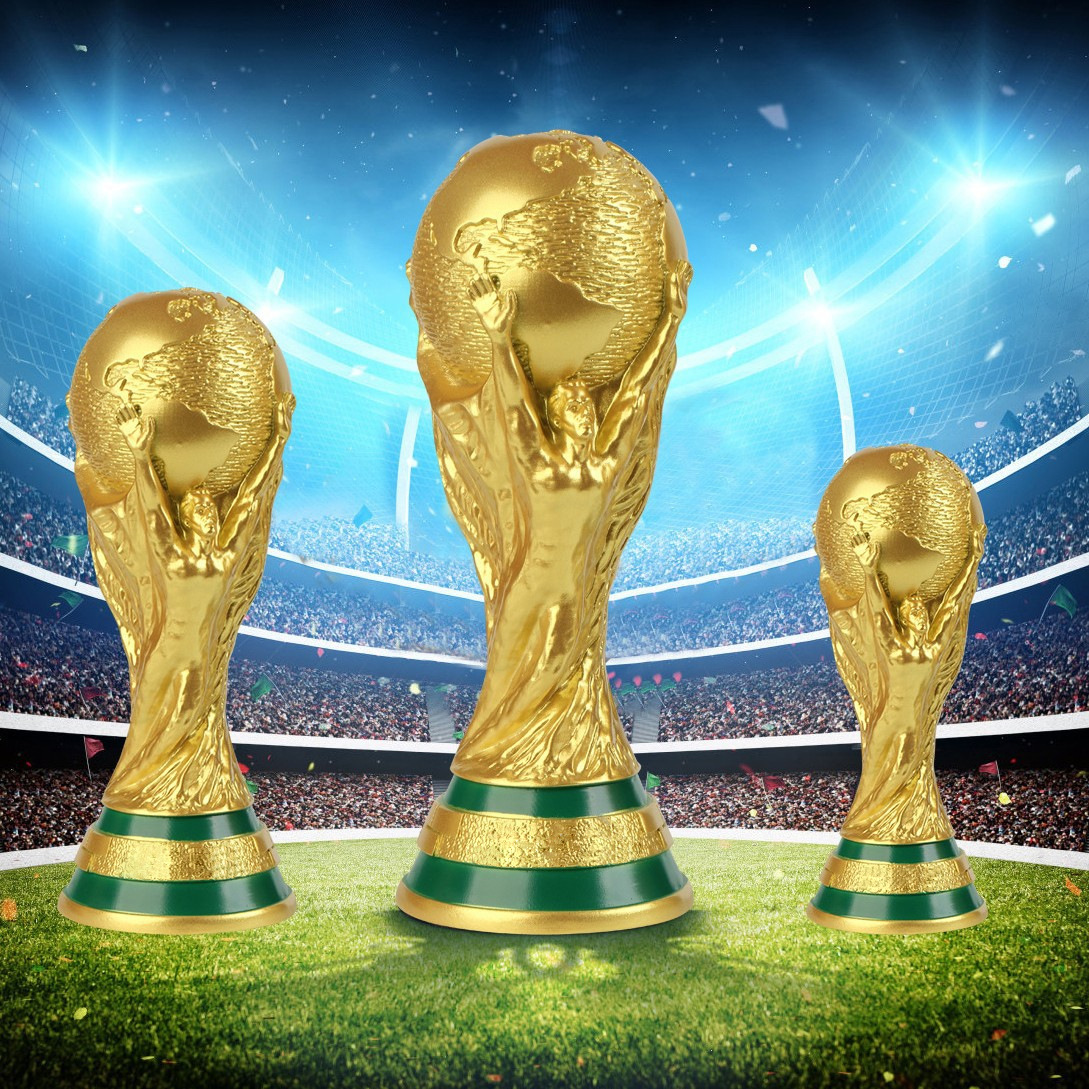 2026 World Cup Golden Resin European Football Trophy Festive Party Supplies Other Soccer Trophies Mascot Fan Gift Office Decoration Home Decor Fan Gift