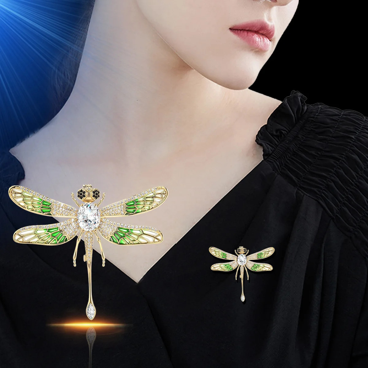 SUYU Elegant Wings Can Shake The Dragonfly Brooch Sports Object Brooch Accessories 260403BJ - view 6