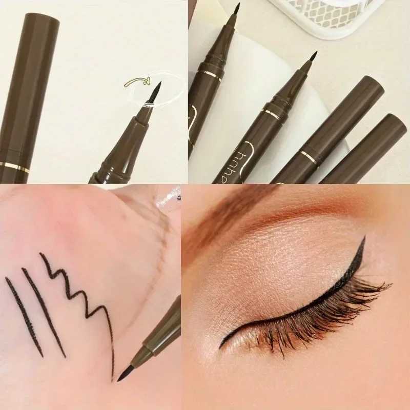Lasting Liquid Eyeliner Pen Natural Ultra-fine Lying Silkworm Pencil Smooth Waterproof Quick Dry Non-Smudge Makeup H260406