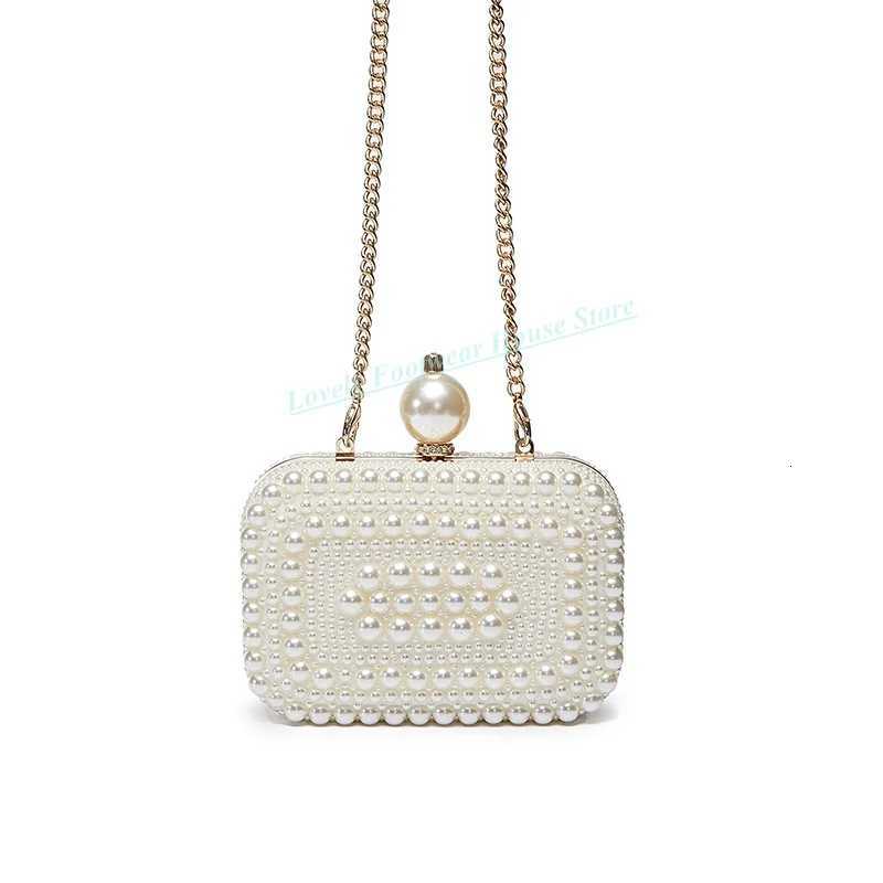 Fashion Lady Woman White Pearl Hasp Mini Bag 1551155Cm Female High Quality Manmade Hard Bag Lady Party Small Cute Bag C260406