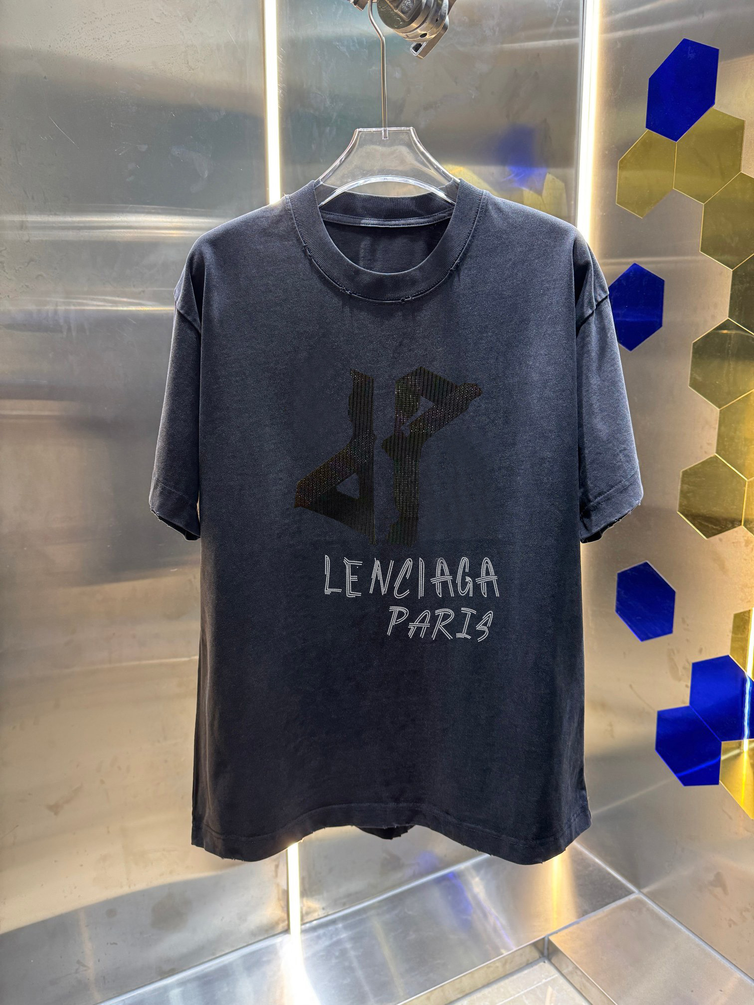 2026 Men's Plus Tees & Polos Round neck embroidered and printed polar style summer wear with street pure cotton T-Shirts k1156