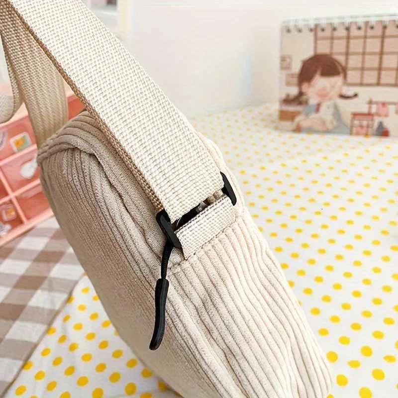 Girls Portable Corduroy Bear Phone Crossbody Bag Mobile Phone Coin Purse Fashionable Cross Small Bag Corduroy Mini Bag Bolsos C260406