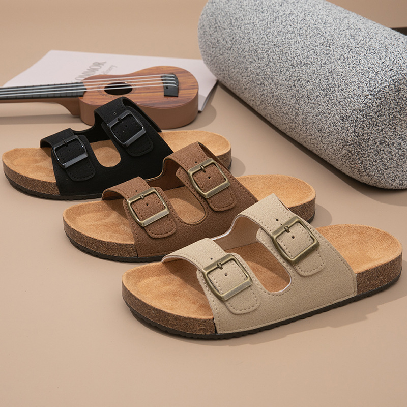 2026 New Style Snap-On Men's Sandals Men's Snap-On Casual Beach Sandals Summer Women's Shoes Summer Single-Lined Women's Shoes