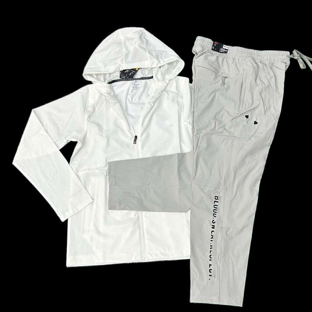 armore tracksuit UA under armou Quick Drying Tracksuit men designer Men Lightweight Moisture Wicking Sportswear Jacket Shorts Set Gym Workout Daily Wear 0dc