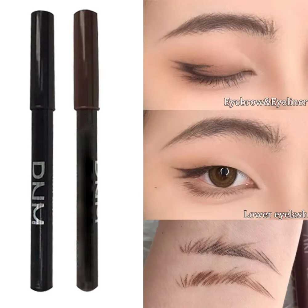 1/2Pcs Black Brown Eyebrow Pencil Waterproof Microblading Eyeliner Pen Tint Tattoo Makeup Long Lasting Quick Draw Eyelash Makeup H260406