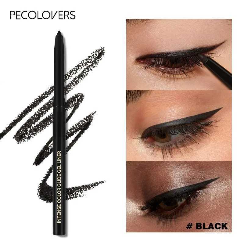 5PCS Waterproof Black Eyeliner Gel Pencil Lasting Natural Easy Wear Matte Quick Drying Non-Smudge Eye Liner Gel Pen Makeup H260406