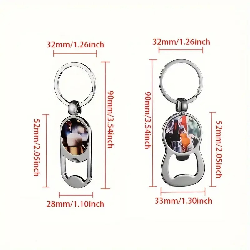 Personalised po keychain with bottle opener - customised keyring gift suitable for women anniversaries holiday souvenirs 260403BJ - view 6