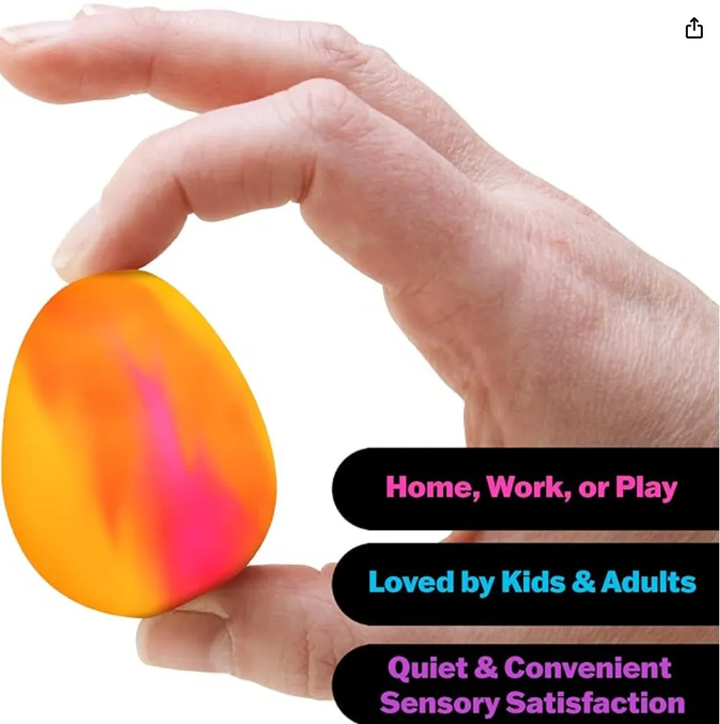 IN stock Needoh Dippin Dazzler Eggs Squishy Toys Sensory Toys Color Changing Squishy Eggs Stress Relief Slow Rebound Needoh Fidget Toys for Kids