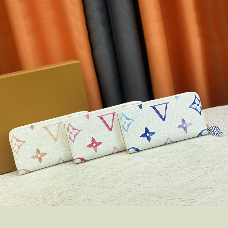 Lacel Urwebin Card Holders Trifold designer RFID Blocking Large Capacity cion Purse for Women Printed Long Leather Wallet Fashion Clutch mezzanines