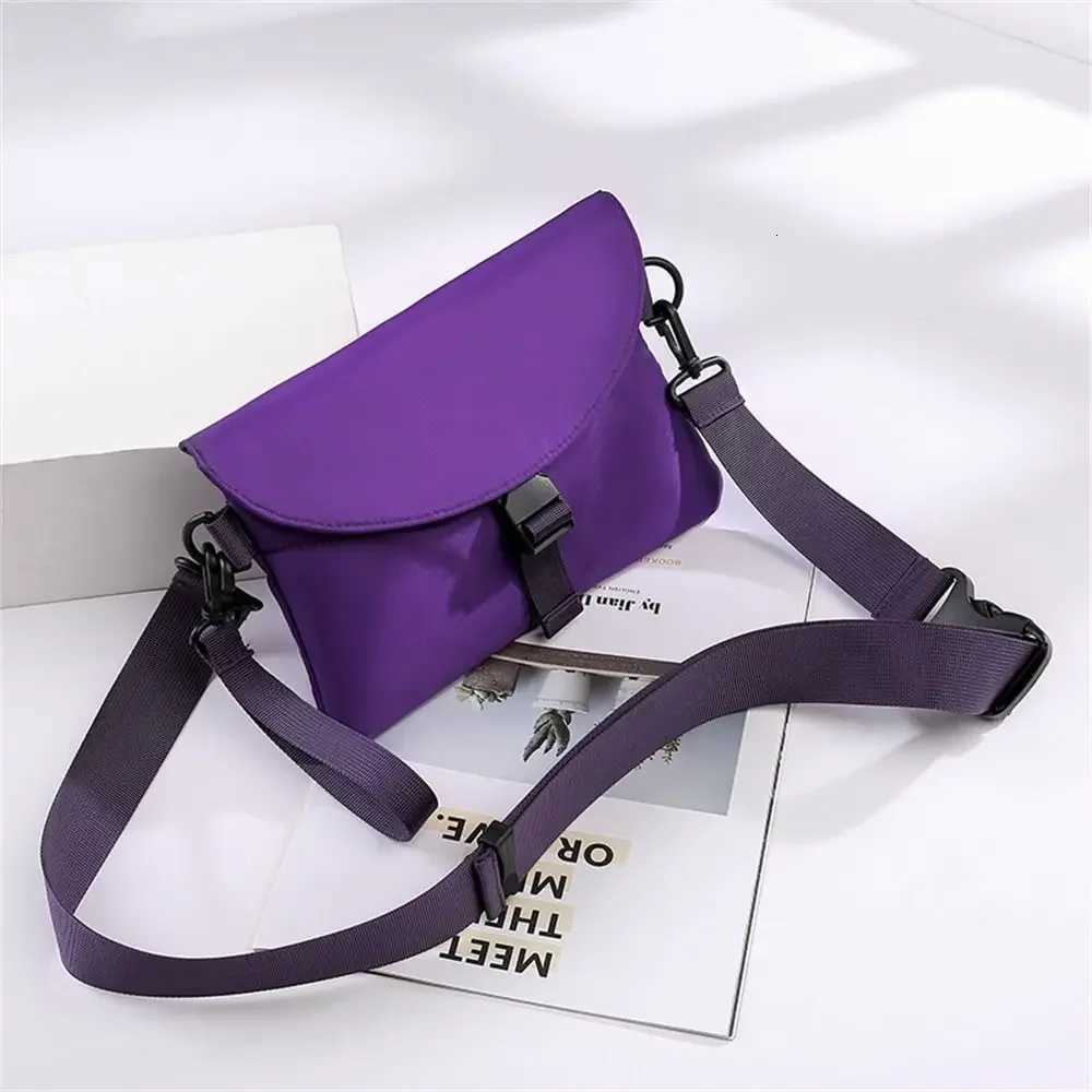 Women Nylon Chest Pack Cellphone Pouch Outdoor Sports Cross-body Bag Casual Running Cycling Sling Bag C260406
