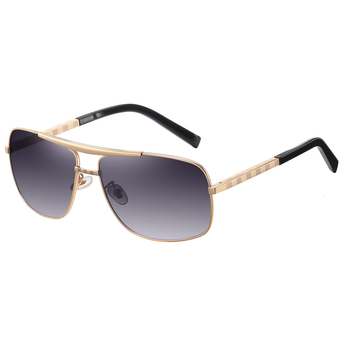 2026 New Vintage Retro Square Frame Sunglasses for Men, Street Style Fashion, Hot Item Shades - view 6