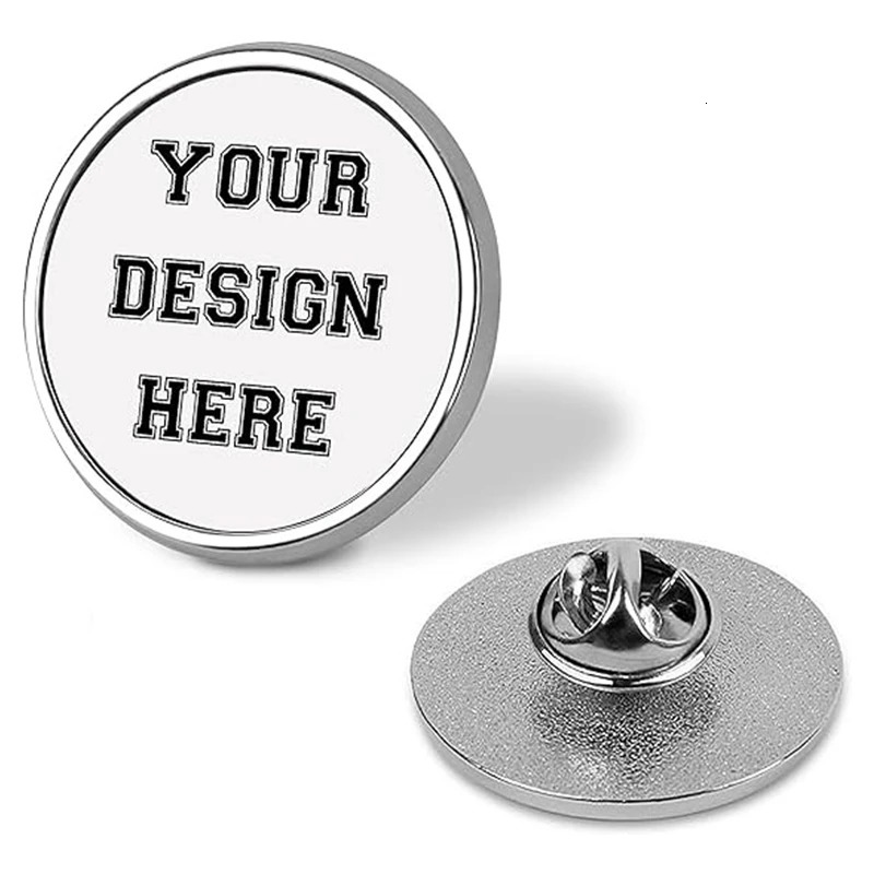 1 PC Custom Personalize Enamel Metal Pin Lapel Badges Personal Pet Birthday Pos Customize Handmade Brooches Jewelry As Gift 260403BJ