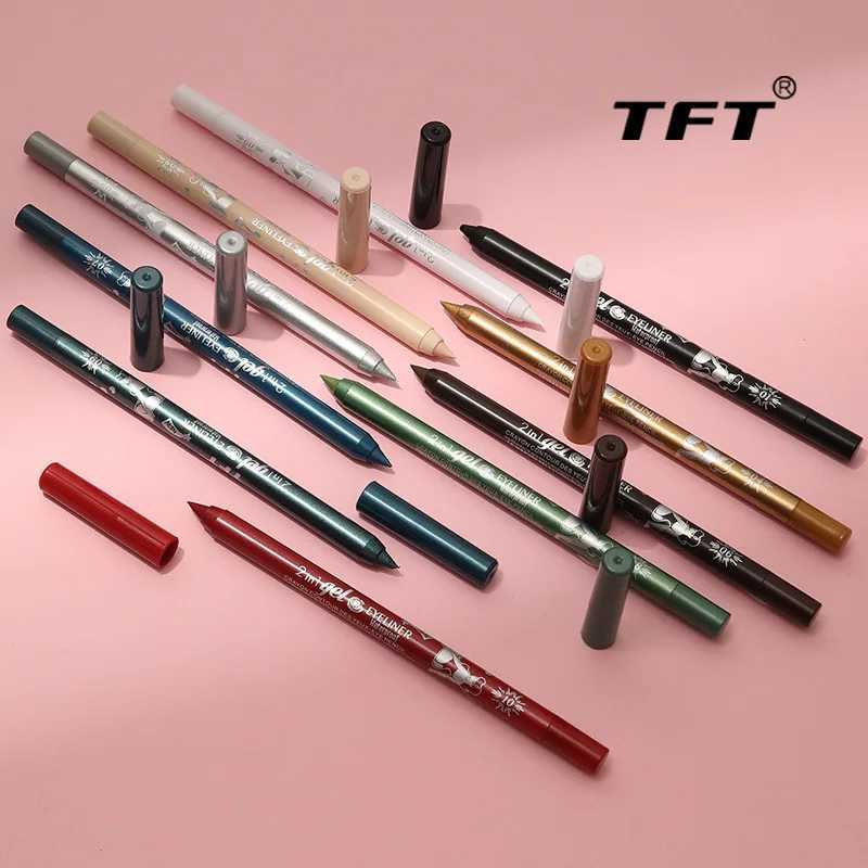Waterproof Eyeliner Long Lasting Pencil Colourful Pigment Blue Black White Color Gel Eye Liner Pen Makeup Eye Beauty Cosmetics H260406