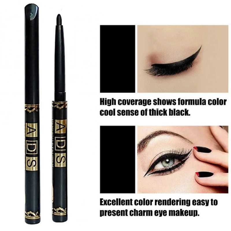 1/5/12pcs Long-Lasting Black Eyeliner Pencils Multi-Function Eyeshadow Pencil Smoky Eye Makeup Eyebrow Eyeliner Pen Makeup Tool H260406