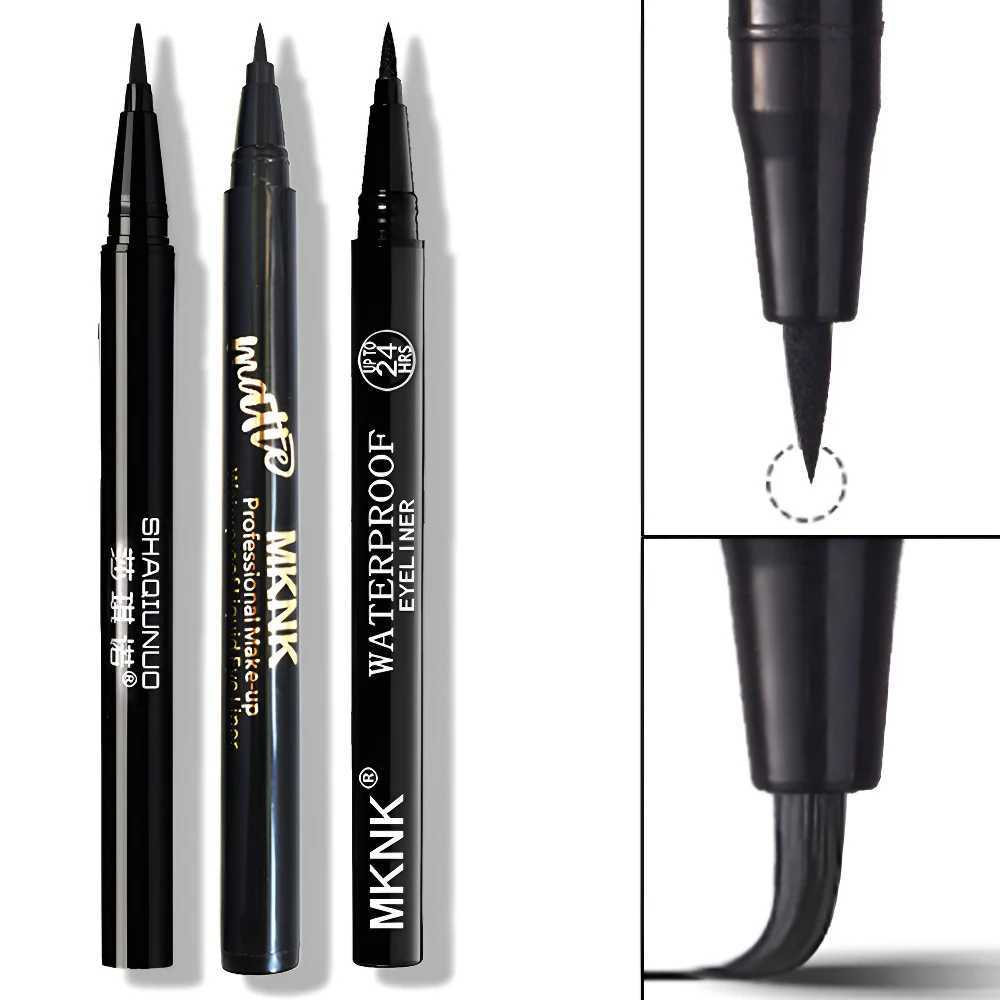 Waterproof Ultra-Fine Liquid Eyeliner Pencils Smudge-Proof Quick-Drying Matte Lasting Black Beginner Eyeliner Gel Pro-Makeup H260406
