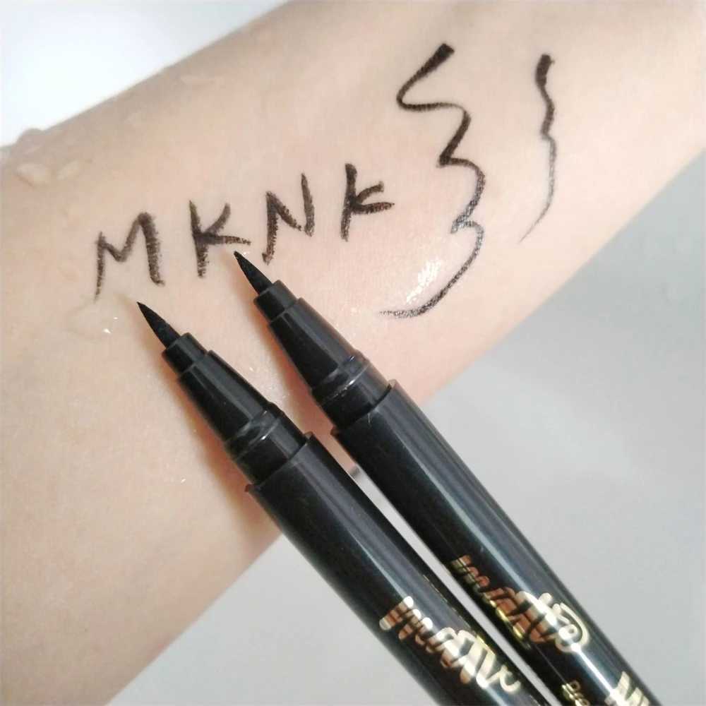 Waterproof Ultra-Fine Liquid Eyeliner Pencils Smudge-Proof Quick-Drying Matte Lasting Black Beginner Eyeliner Gel Pro-Makeup H260406