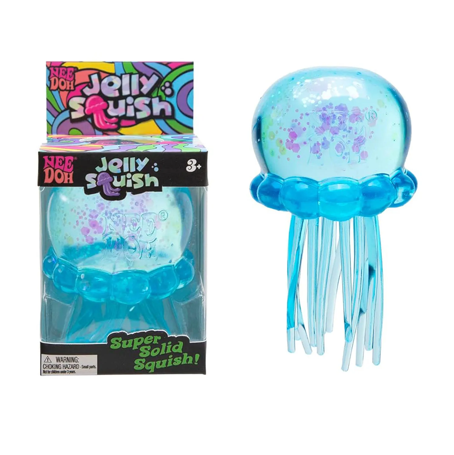 In stock Needoh jellyfish Squishy Pressure Ball Slow Rebound Soft Decompression toy Easter Office Home Decor Kid Adults Birthday Gifts with logo