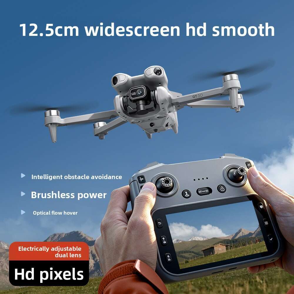 New Product GT50 PRO Drone Remote Control With Screen HD Aerial Photography Brushless Obstacle Avoidance Quadcopter Toy Kuhangxin