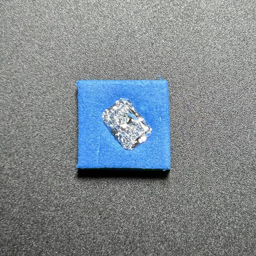 IGI Certificate Excellent Cut D VS1 Radiant Cut 2 5 Carat Diamond Lab Grown Diamond Stone for Women Ring
