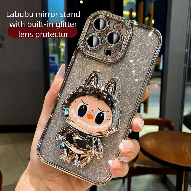 Luxury Designer 3D Cute Phone Case, Bling Rhinestone Glitter Protective Cover For Iphone 17 Pro Max 15 14 Purple Fashion Case