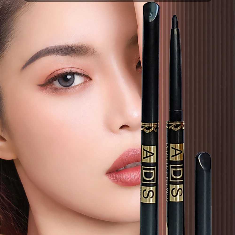 2Pcs Waterproof Black Brown Eyeliner Pencils-Smudge-Proof Long-Lasting Beginner-Friendly Smooth High Pigmented Punk Eye Makeup H260406