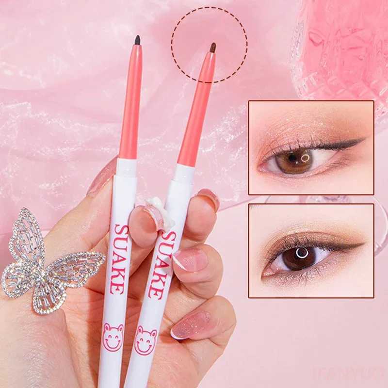 1pcs Beauty Eyeliner Pencil Eyeliner Gel Pen Waterproof Long Lasting Silkworm Pen Black Brown Eyeliner for Beginners Eye Makeup H260406