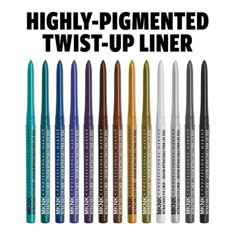 Waterproof Black Eyeliner Pencils Smudge-Proof Long-Lasting Beginner-Friendly Eye Makeup High Pigment Black White Eye Liner Pen H260406