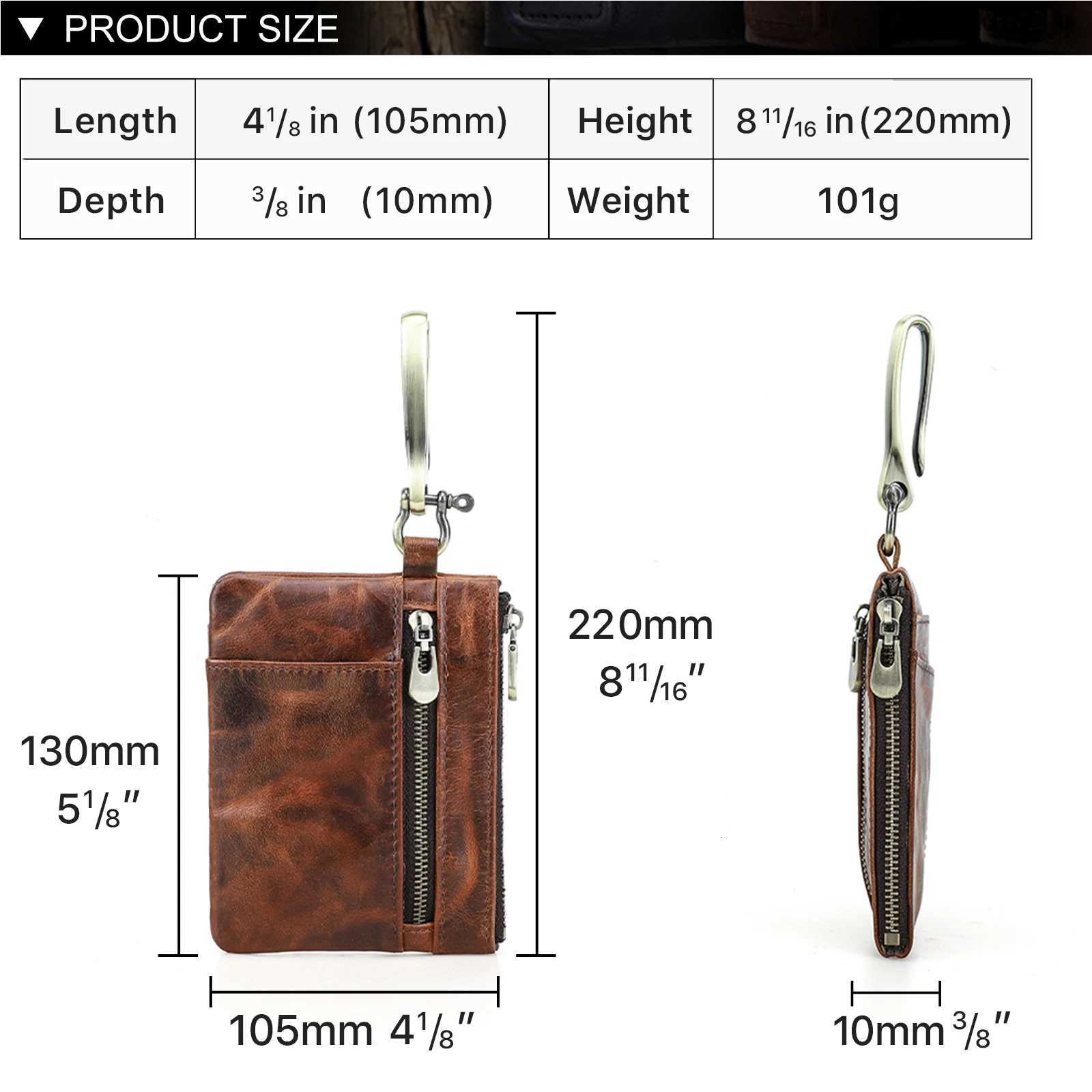 Hiram EDC Pouch Mini Wallet Key Card Carrier Holder Small Travel Waist Bag Camping Hiking Hunting Accessories Pouch C260406