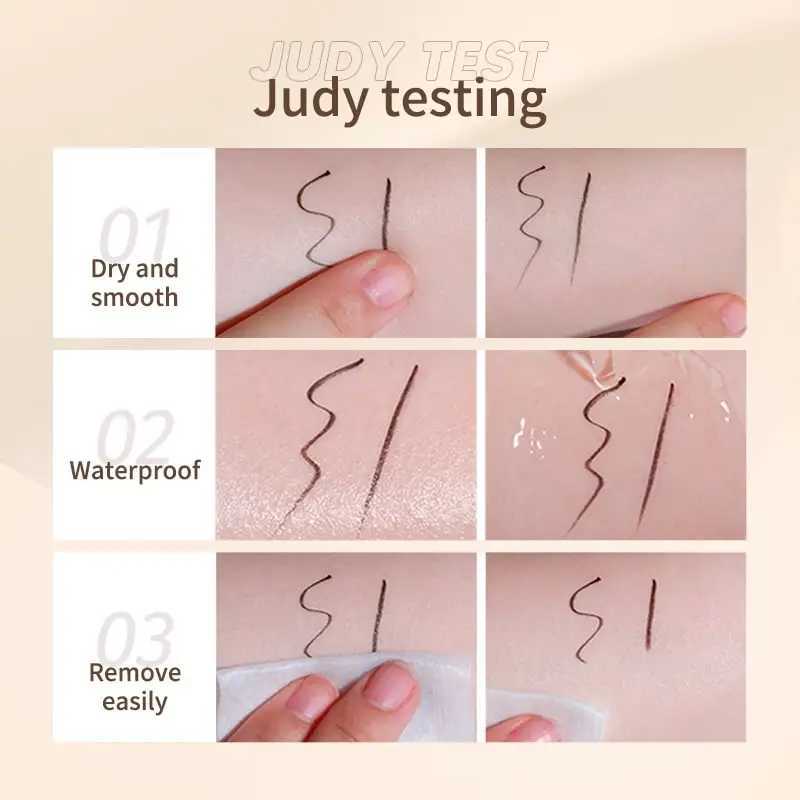Judydoll Liquid Eyeliner Ultra Fine Liquid Eyeliner Waterproof with Smooth Strong Fibres Smudge-proof Longwearing Smooth H260406
