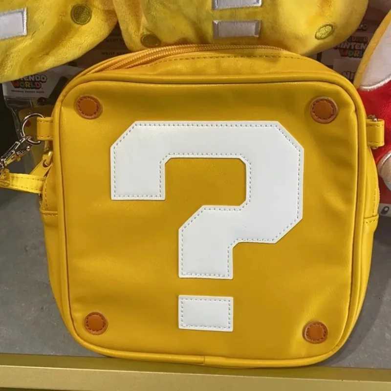 Question Mark Womens Crossbody Bag Cartoon Cute Phone Bag Makeup Handbag PU Small Square Bag Storage Bag Handbag C260406