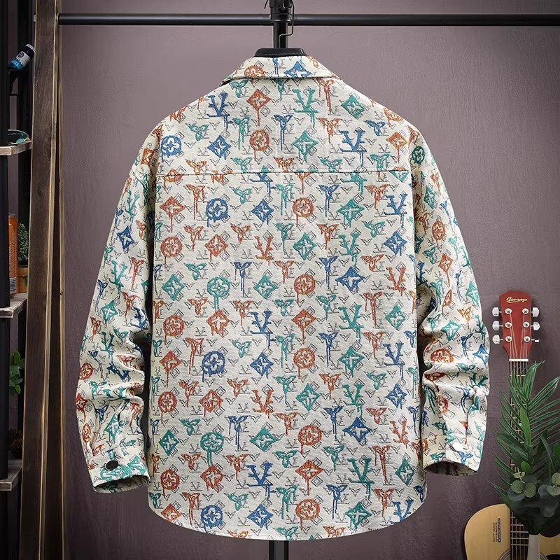 Designer Coat 2026 Spring/summer Edition New Fully Printed Jacket Fashion Trend Casual Multi-functional Jacket Shirt Men's Shirt
