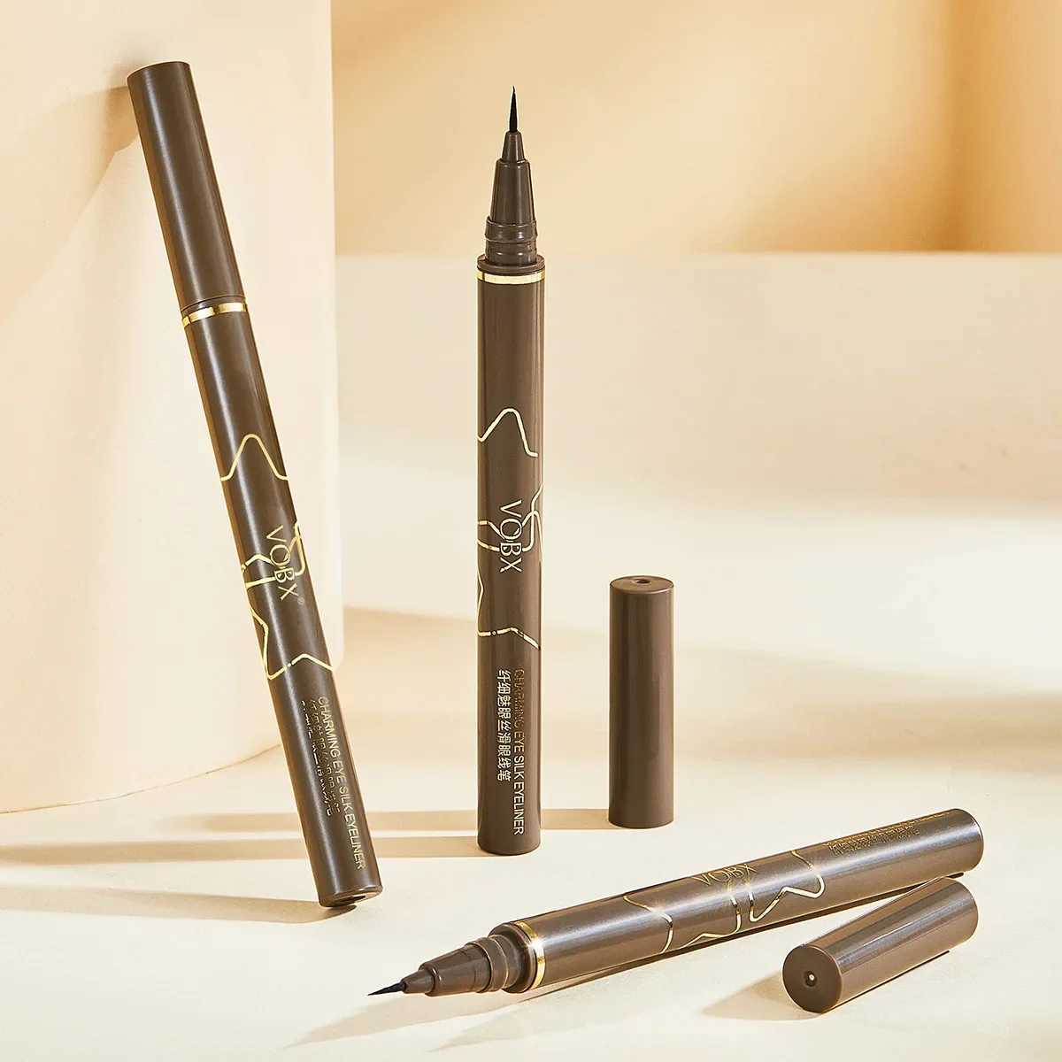 Brown Liquid Eyeliner Lasting Waterproof Sweatproof Eyeliner Lying Silkworm Pen Natural Eyes Makeup Women Beauty Cosmetics Cheap H260406