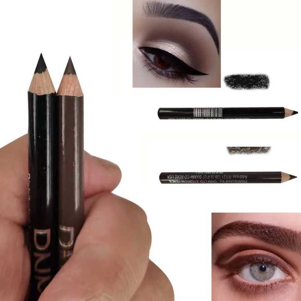 1/2Pcs Black Brown Eyebrow Pencil Waterproof Microblading Eyeliner Pen Tint Tattoo Makeup Long Lasting Quick Draw Eyelash Makeup H260406