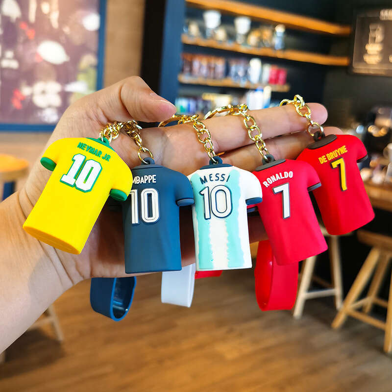 World Cup Keychain Jersey PVC Mascot Football Pendant Gift Trend Let s get pumped up together