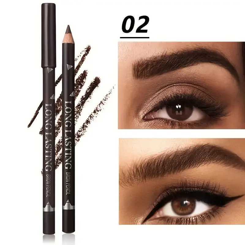 3pcs/Set Eyeliner and Eyebrow Pencil Waterproof and Sweatproof Multifunctional Makeup Pen Set Long-lasting Perfect Brows H260406