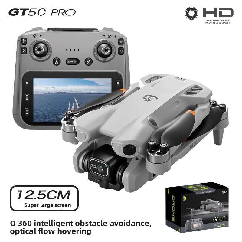 New Product GT50 PRO Drone Remote Control With Screen HD Aerial Photography Brushless Obstacle Avoidance Quadcopter Toy Kuhangxin