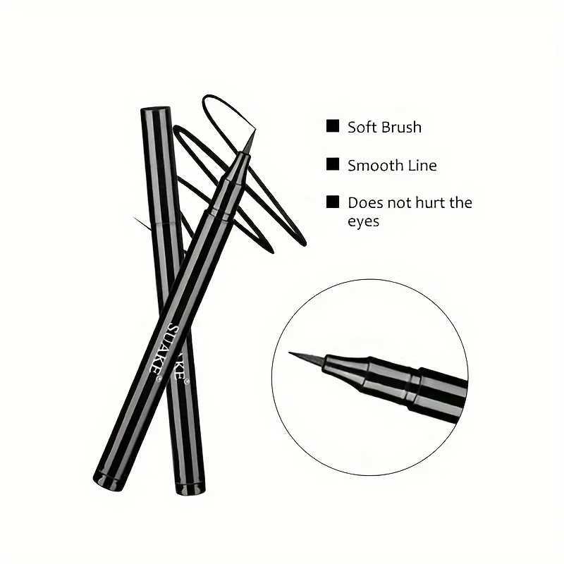 1PC Quick-dry Eyeliner Pencil Makeup Long Lasting Smooth Matte Eye Liner Anti Smudge Liquid Eyeliner Pen Eyes Cosmetics H260406