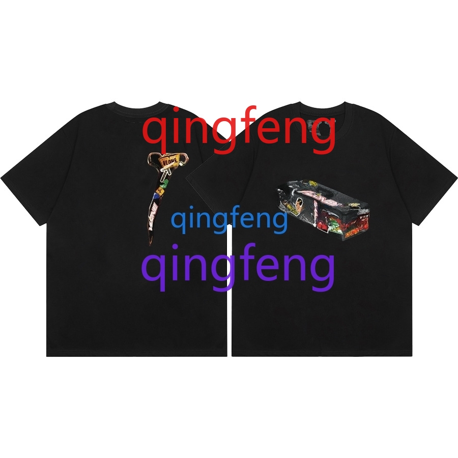 Designer men's T-shirts, men's and women's shirts, fashionable chest letter print, casual summer short-sleeved men's tops S-2XL