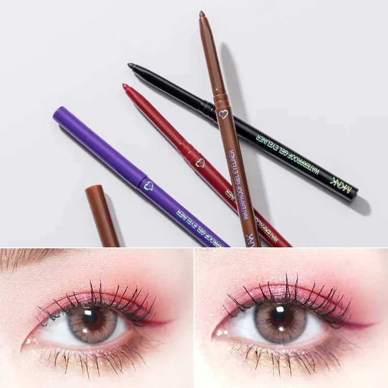 1pc Waterproof Eyeliner Gel Pencil Matte Silkworm Eyeliner Pen Brown Lasting Not Blooming Quick Drying Eye Liner Gel Pen Makeup H260406
