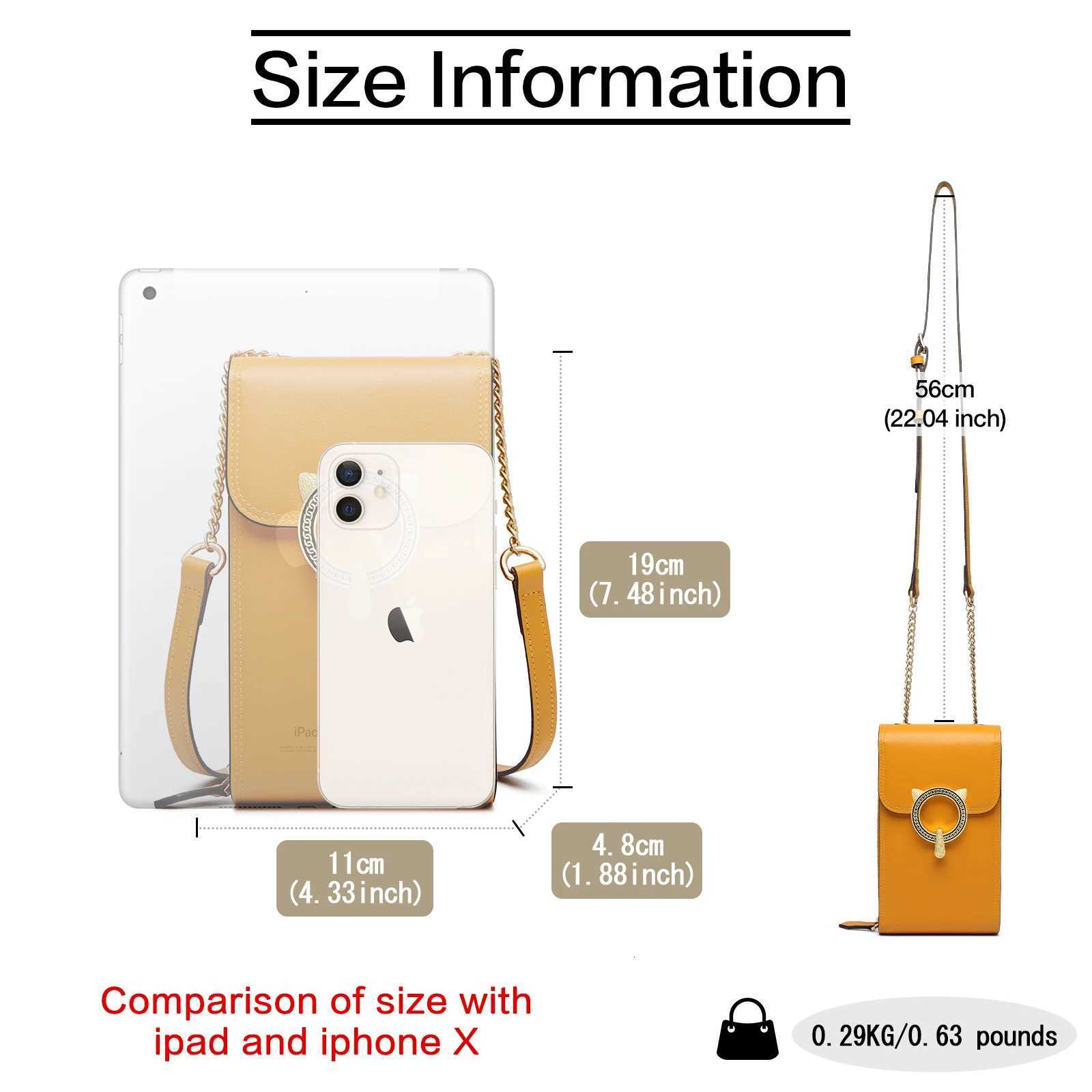 FOXER Split Leather Cellphone Bag Womens Shoulder Bag 2025 FAshion Light luxury Female Crossbody Bag Mini Bag for girl C260406