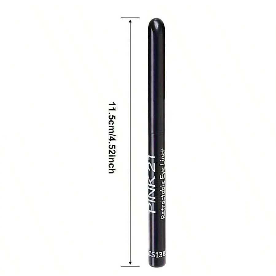 3pcs Waterproof Black Eyeliner Pencils-Smudge-Proof Long-Lasting Beginner-Friendly Eye Makeup H260406