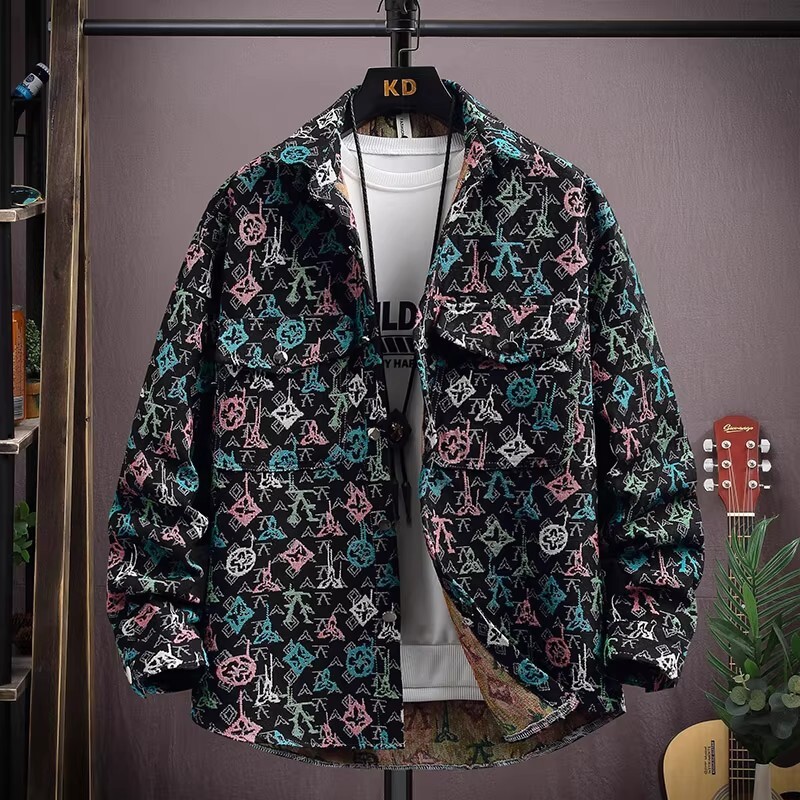 Designer Coat 2026 Spring/summer Edition New Fully Printed Jacket Fashion Trend Casual Multi-functional Jacket Shirt Men's Shirt