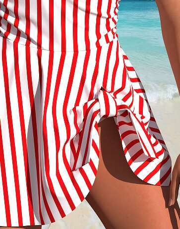 Women's One Piece Flattering Swimwear With Colorful Print Comfortable Bathing Suit For Women UPF 50+ Sun Protection - Quick Drying Athletic Swims