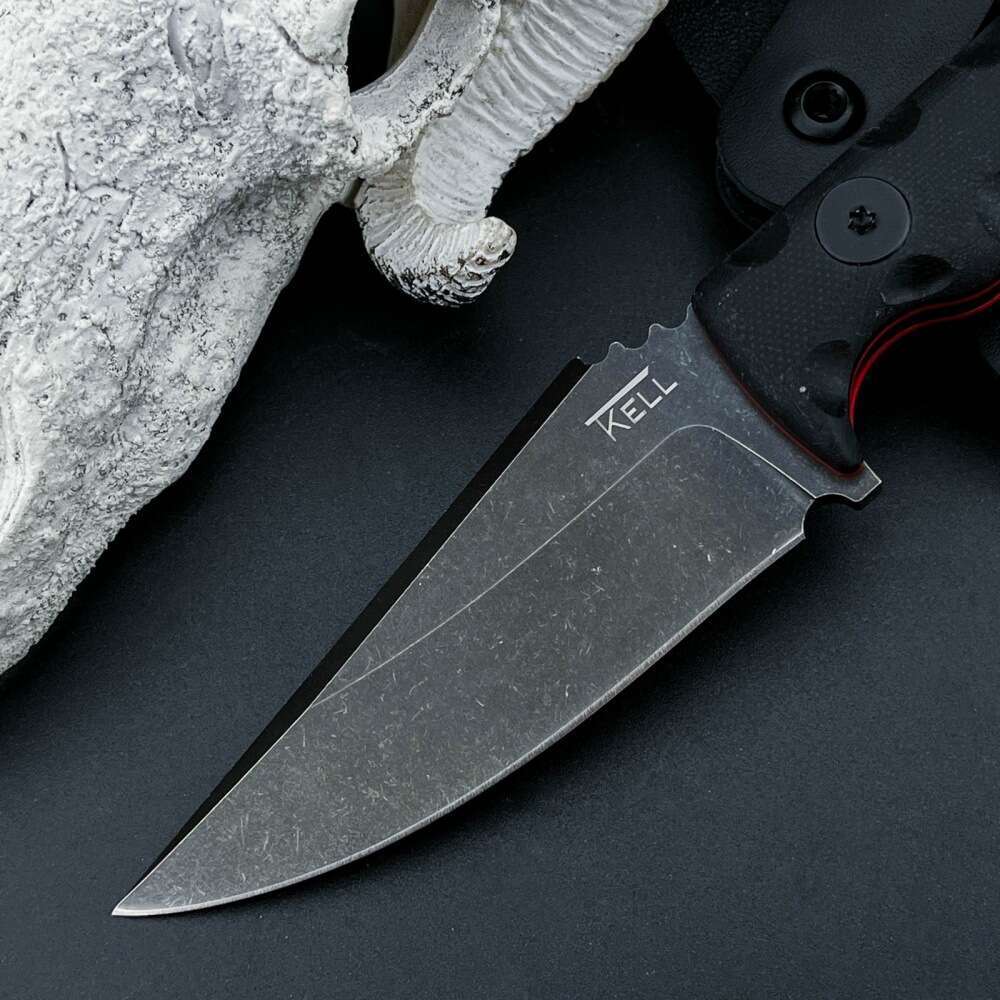 Popular in foreign trade, TKELL Agent 003 straight blade folding knife is a multifunctional, high-hardness camping tactical survival tool