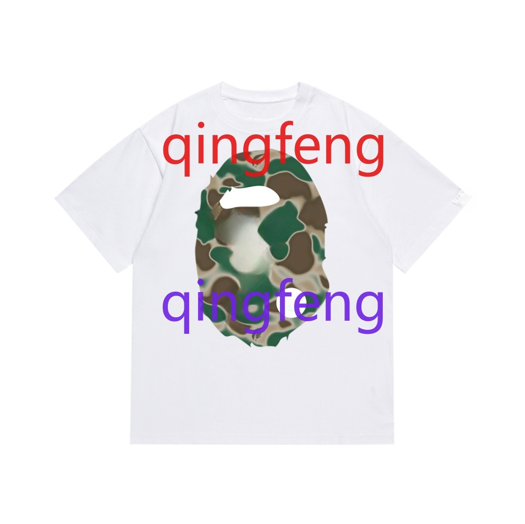 Summer loose T-shirt fashionable big brand men's and women's fashion short sleeved letter graffiti printed T-shirt breathable and comfortabl