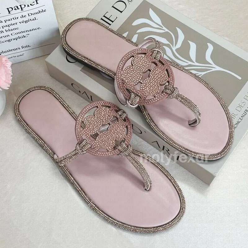 Designer sandless women summer slides slippers luxury flat flip flops sliders slide toryes sandals burchys slippers women outdoor shoes