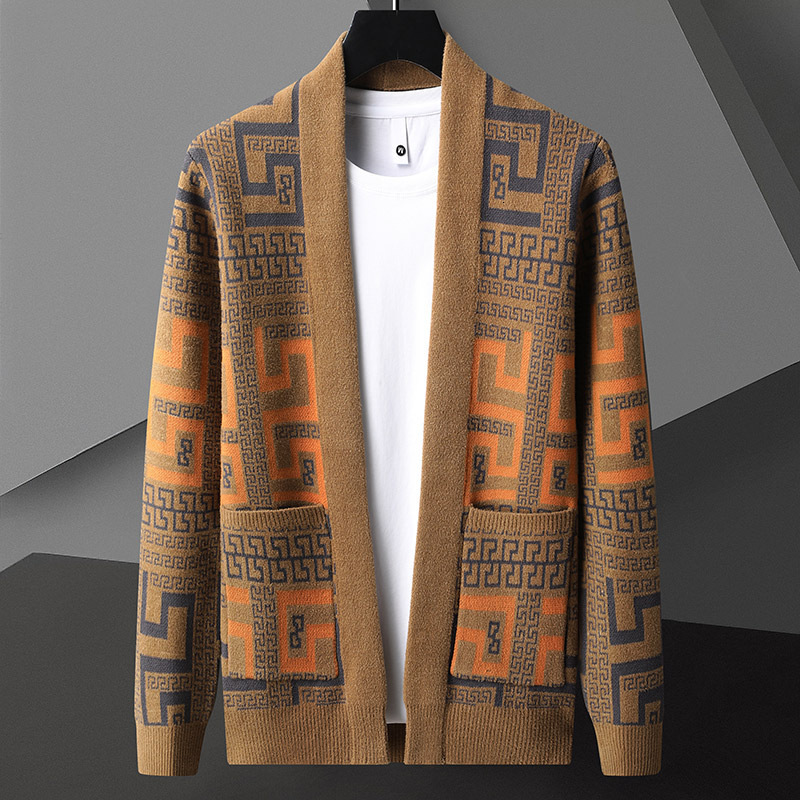 Designer Clothing 2026 Cardingg Fashion Knitwear - Cotton Men's Spring-summer-winter Style - Fashion Knitwear - Luxurious Casual Jacket - view 3