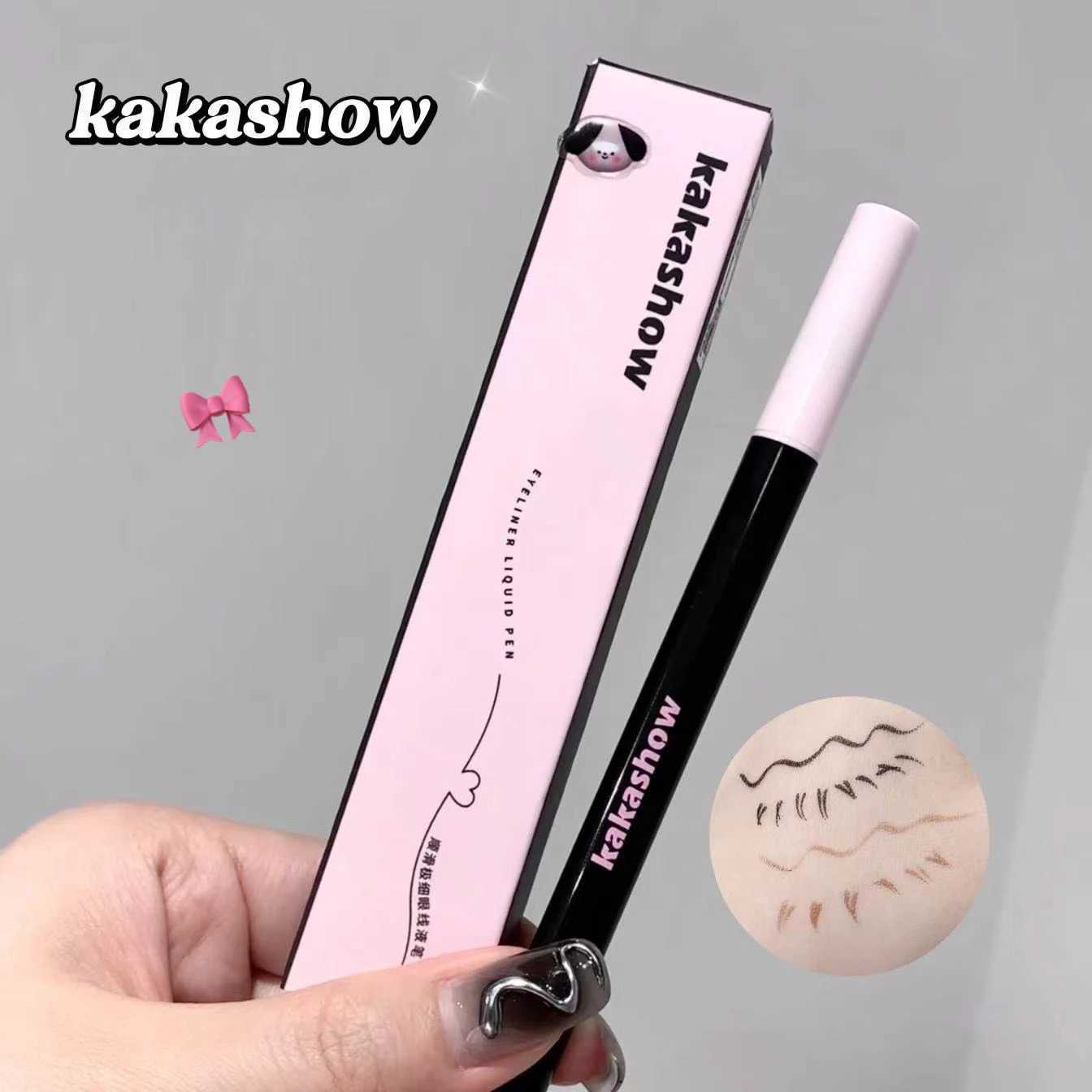 005mm Eyeliner Liquid Pen Matte Smooth Quick Dry Waterproof Ultra-thin Eyeliner Lower Eyelash Pen Non Smudging Korean Makeup H260406